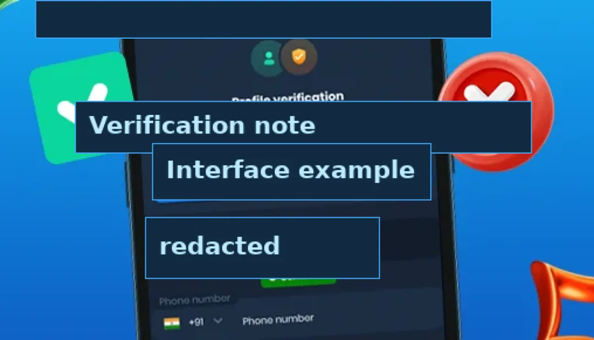 Editorial verification-risk illustration based on a public account-profile screenshot